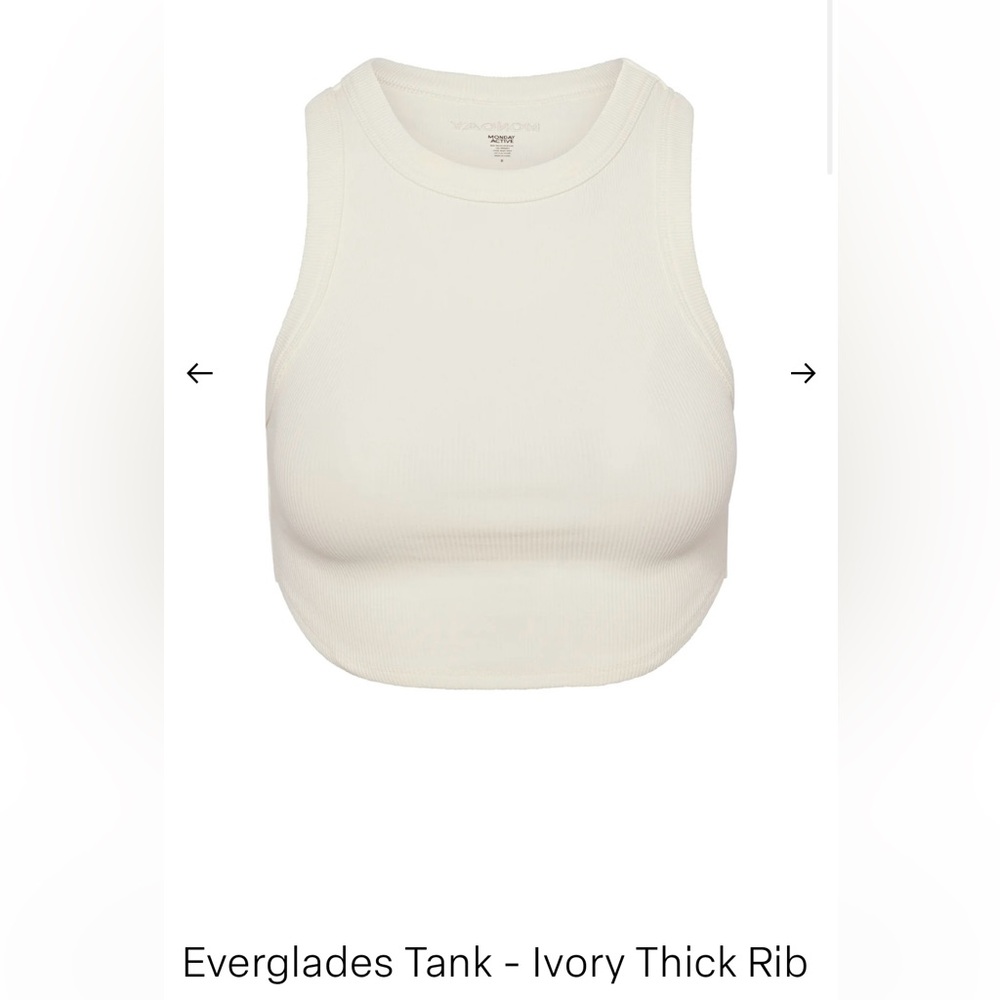Monday Body Everglades Tank Ivory Rib